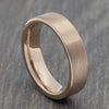 Brushed Rose Gold 6mm Tungsten Ring