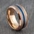 I Love You Rose Gold Tungsten Ring