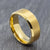 Gold 8mm Titanium Ring