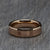 6mm womens rose gold ring