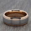 Two Colour 8mm Tungsten Ring