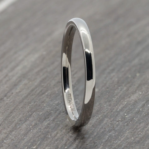 2mm silver ring