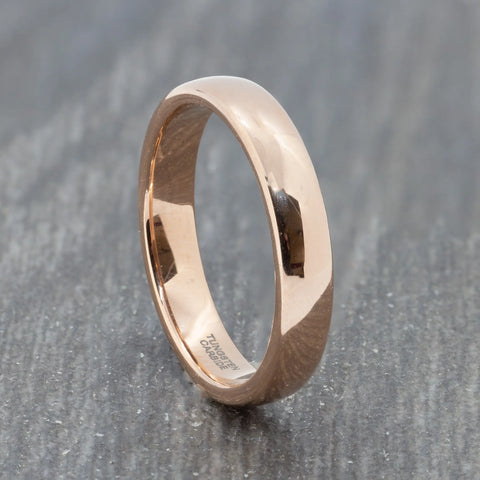 4mm rose gold wedding ring