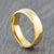 6mm gold titanium ring