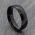 6mm polished black ring