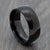 8mm polished titanium ring