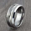 8mm silver wedding band