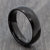 black 6mm titanium ring