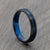 black blue wedding ring