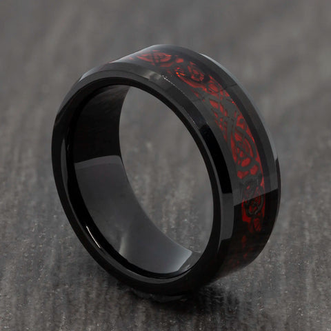 black celtic ring