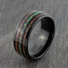 black tungsten carbide ring