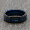 black tungsten carbide ring