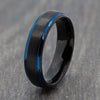 black tungsten carbide ring