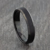 black tungsten ring