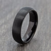 black tungsten ring