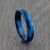 blue tungsten ring