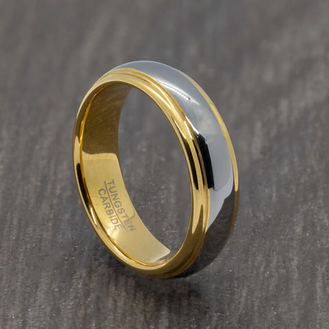 gold silver wedding ring