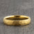 gold tungsten wedding ring
