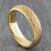 hammered gold ring