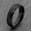 hammered tungsten ring