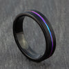 mens black tungsten ring