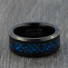 mens black wedding ring