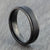 mens black wedding ring