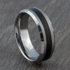 mens black wedding ring