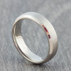 mens silver titanium ring