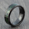 mens tungsten black ring