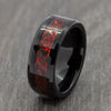 red celtic mens ring