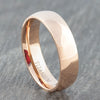 rose gold titanium ring