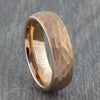 rose gold tungsten ring