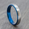 silver 4mm wedding band