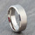 silver 8mm titanium ring