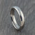 silver titanium ring