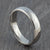 silver titanium wedding ring