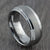 silver tungsten carbice 8mm ring