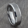 silver tungsten ring