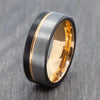 silver tungsten ring