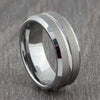 silver tungsten ring