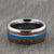 tungsten ring with wood inlay