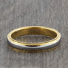 Silver & Gold 4mm Tungsten Ring