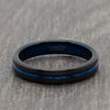 womens 4mm black wedding band