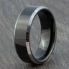 womens 8mm black ring